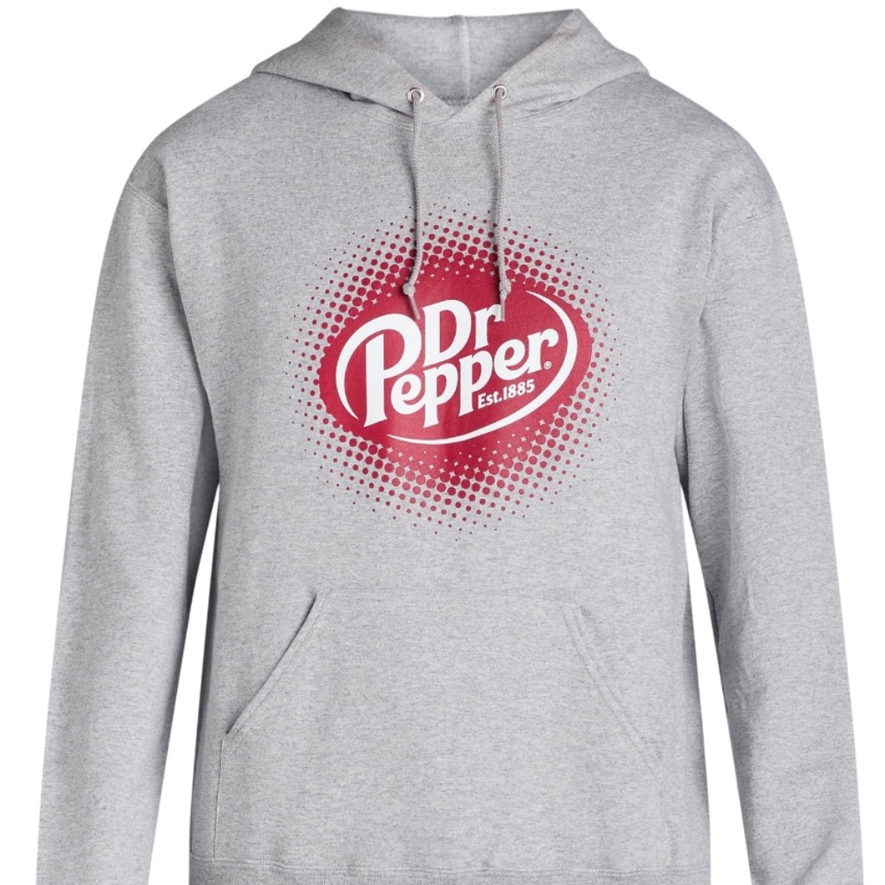 Dr. Pepper Men's & Big Men's Graphic Hoodie Sweatshirt, Sizes 2XL